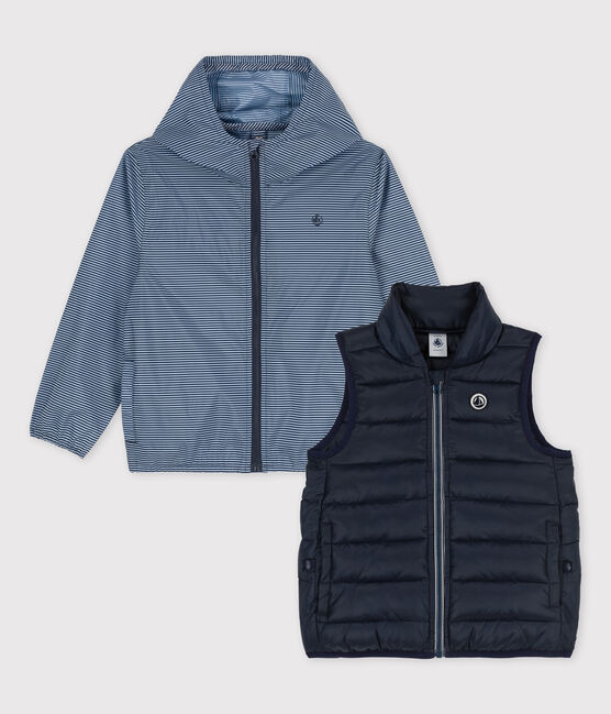 Children's Unisex 3-in-1 Windbreaker SMOKING blue
