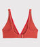 Women's extra fine jersey bra OMBRIE brown