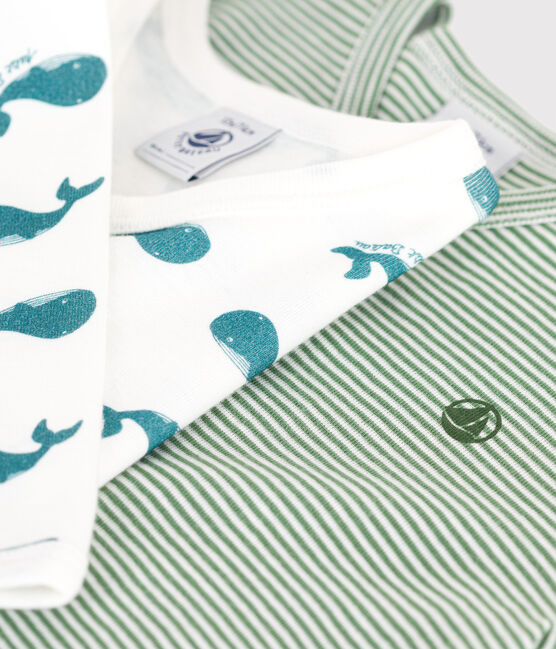 Babies' printed cotton footless pyjama suit - 2-Pack variante 1