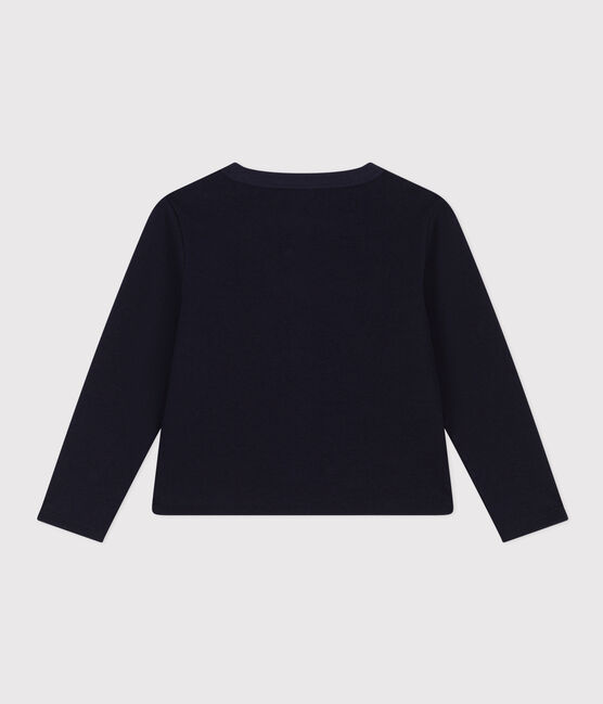 Children's unisex cotton cardigan SMOKING blue