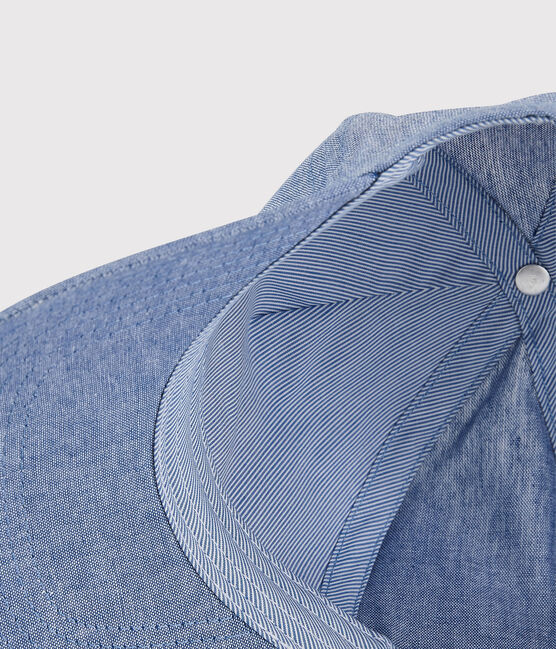 Boys' Chambray Cap DENIM TRES CLAIR NÂ°5 blue