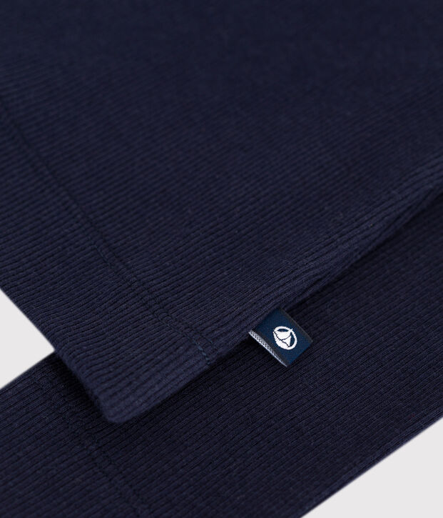 Women's Iconic long-sleeved wool and cotton T-shirt SMOKING