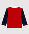 Babies' Cotton Polo Shirt red/blue
