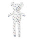 Baby boy's printed teddy bear comforter
