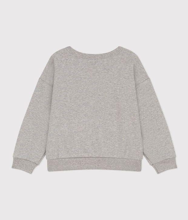 Boys' fleece sweatshirt grey