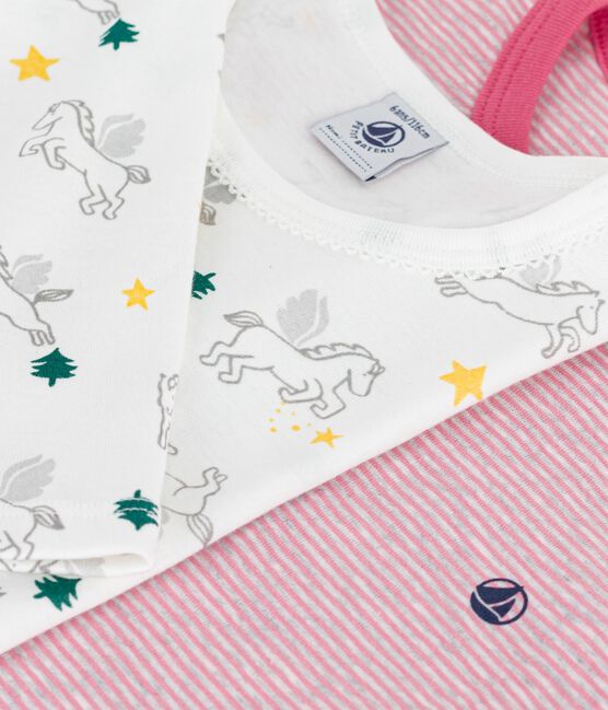 Pack of children's printed cotton pyjamas variante 1