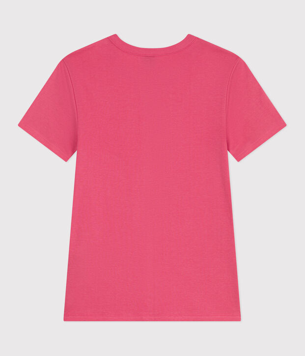 Women's Iconic plain cotton T-shirt pink
