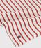 Babies' Organic Cotton Striped Short-Sleeved T-Shirt MONTELIMAR beige/OMBRIE