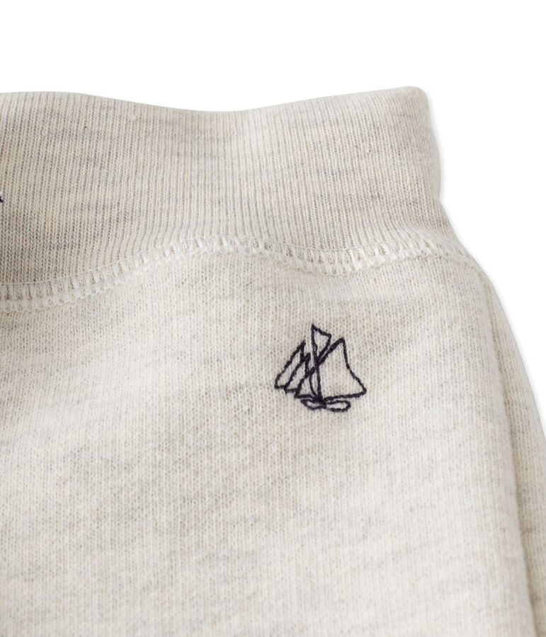 Baby boy's fleece jogging pants MONTELIMAR CHINE grey