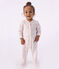 Babies' floral-print velour pyjama suit white/multicolor