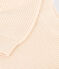 Women's Fisherman's Rib Cotton Pullover AVALANCHE Ecru