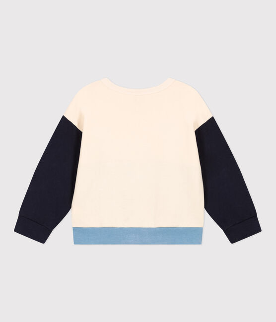 Boys' fleece sweatshirt AVALANCHE white/MULTICO