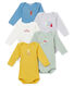 Set of 5 baby boy's long sleeved bodies