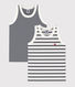 Boys' Striped Vests - 2-Pack