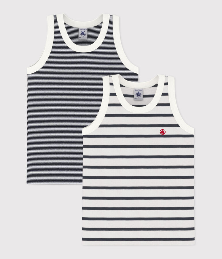 Boys' Striped Vests - 2-Pack multicolor