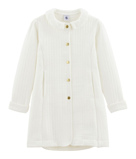 Girls' coat MARSHMALLOW white