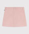Little girls' velour skirt SALINE pink