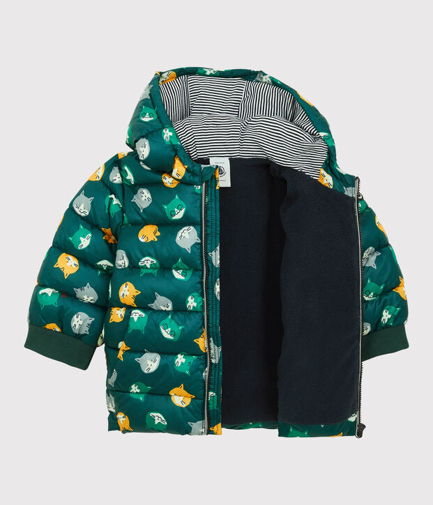 Babies' Quilted Jacket green/multicolor