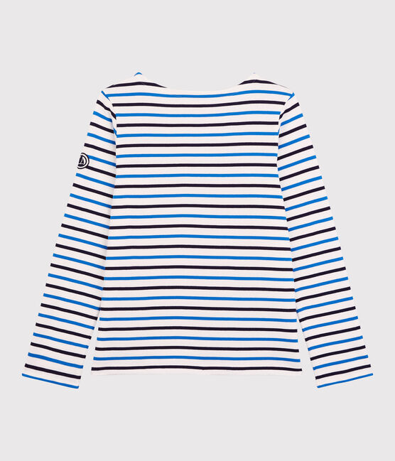 Women's Breton Cotton Top MARSHMALLOW white/SMOKING /RUISSEAU
