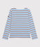 Women's Breton Cotton Top MARSHMALLOW white/SMOKING /RUISSEAU