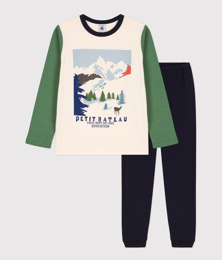 Children's Unisex Cotton Pyjamas blue/multicolor