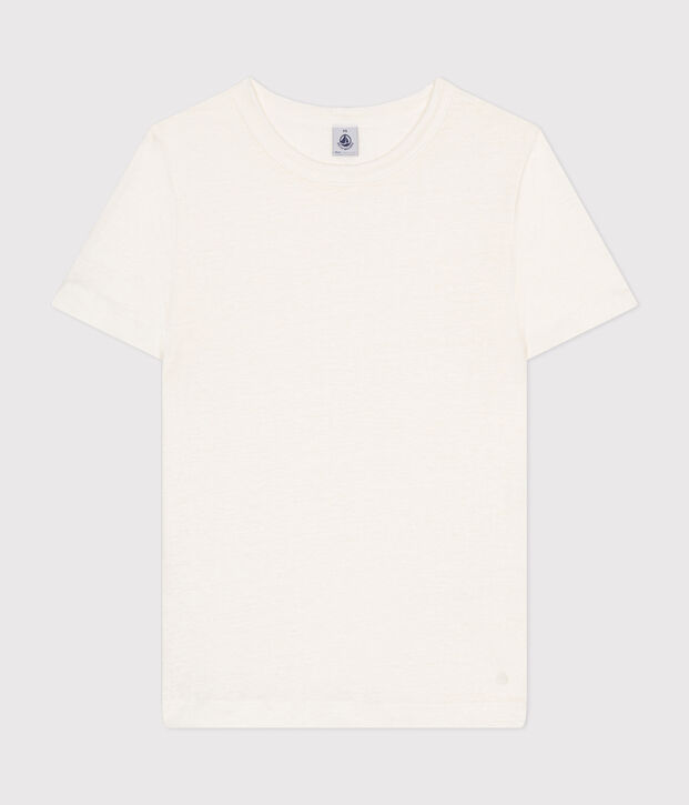 Women's Iconic Linen T-Shirt white