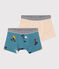 Boys' Snowboard Cotton Boxer Shorts - 2-Pack variante 1