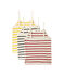 Set of 3 strap vest tops girl LOT white