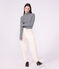 Women's Iconic Cotton Roll Neck T-Shirt blue/white