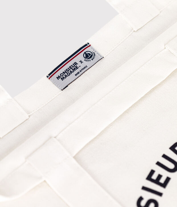 Mr. Men and Little Miss cotton tote bag white