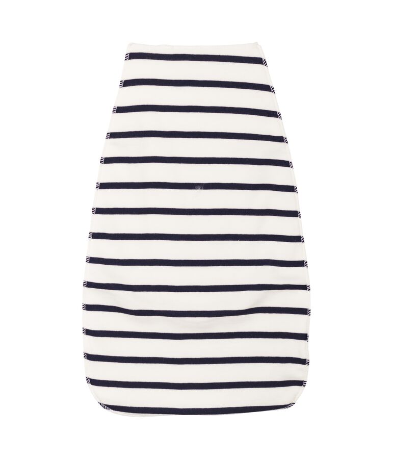 Unisex Babies' Back Towel MARSHMALLOW white/SMOKING CN blue