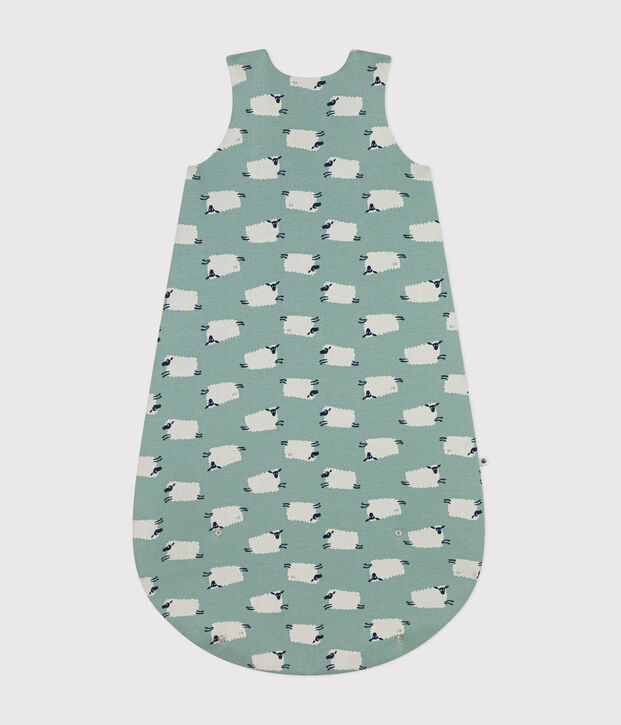 Babies 2.5 TOG cotton sleeping bag green/multicolor