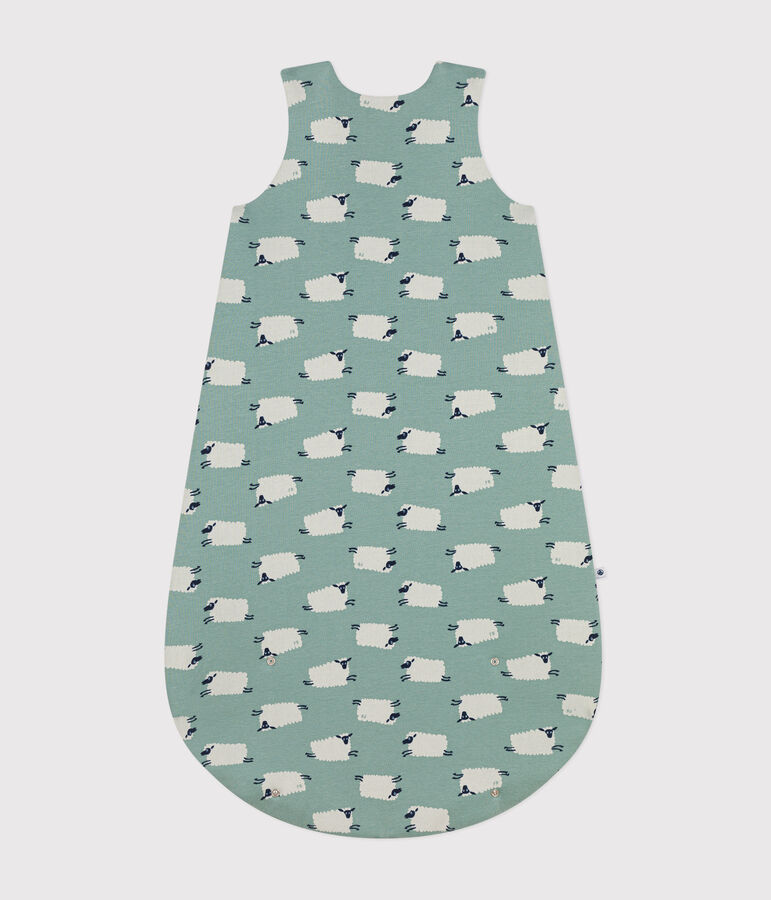 Babies 2.5 TOG cotton sleeping bag green/multicolor
