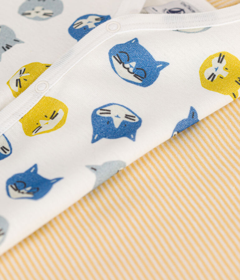 Babies' Cotton Playsuits - 2-Pack multicolor