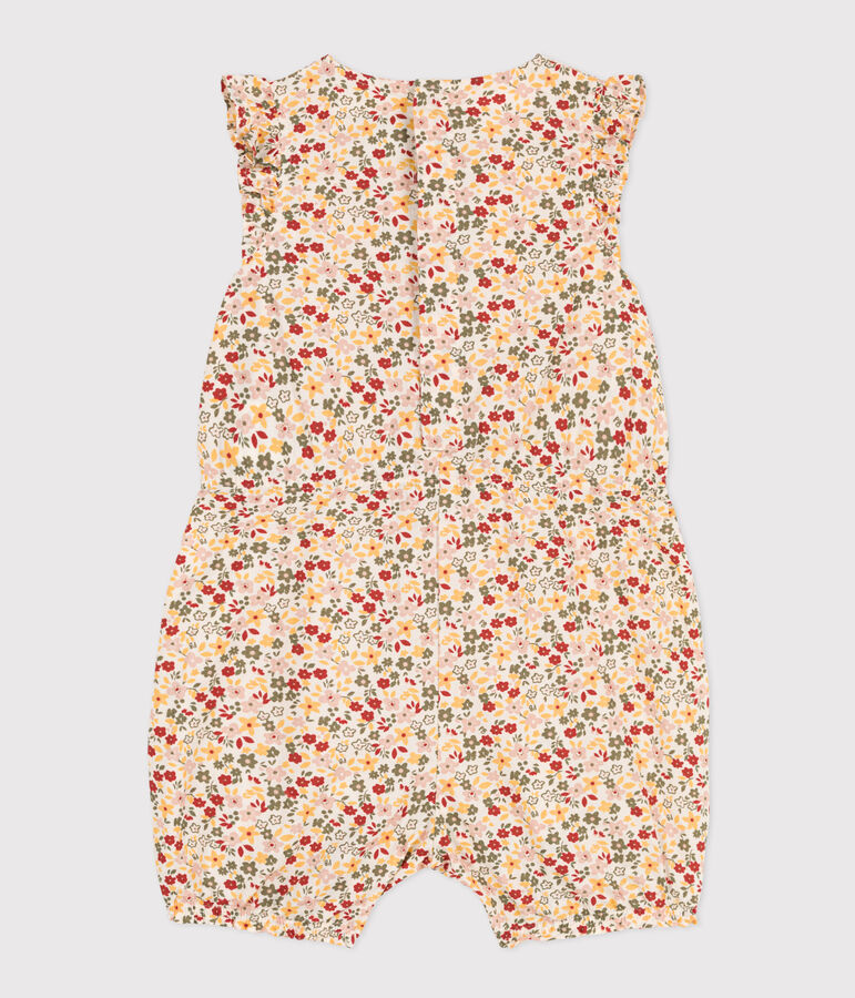 Babies' Printed Poplin Playsuit AVALANCHE white/MULTICO