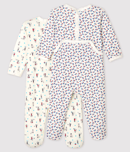 Baby Girls' Ribbed Sleepsuit - 2-Pack variante 1