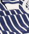 Babies' Stripy Fleece Sweatshirt CHALOUPE /MARSHMALLOW