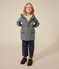 Children's warm sherpa-lined raincoat THUYA green