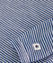 LONG-SLEEVED STRIPED WOOL AND COTTON BABYGROW MEDIEVAL blue/MARSHMALLOW white