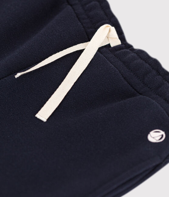 Girls' fleece jogging bottoms SMOKING blue