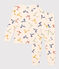 Children's Cotton Print Pyjamas AVALANCHE white/MULTICO