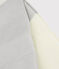 Girls' Sparkly Microfibre Tights MARSHMALLOW white/ARGENT grey