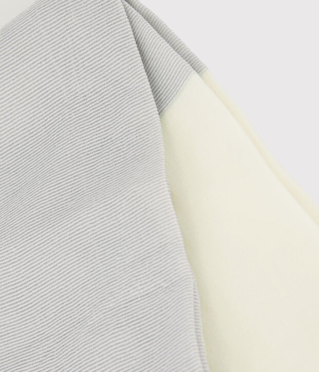 Girls' Sparkly Microfibre Tights white/grey