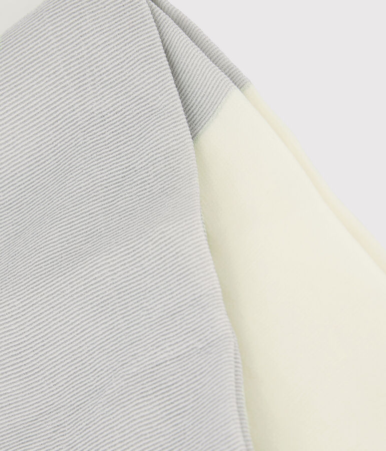 Girls' Sparkly Microfibre Tights white/grey