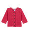 Cable-knit cardigan IMPATIENCE pink