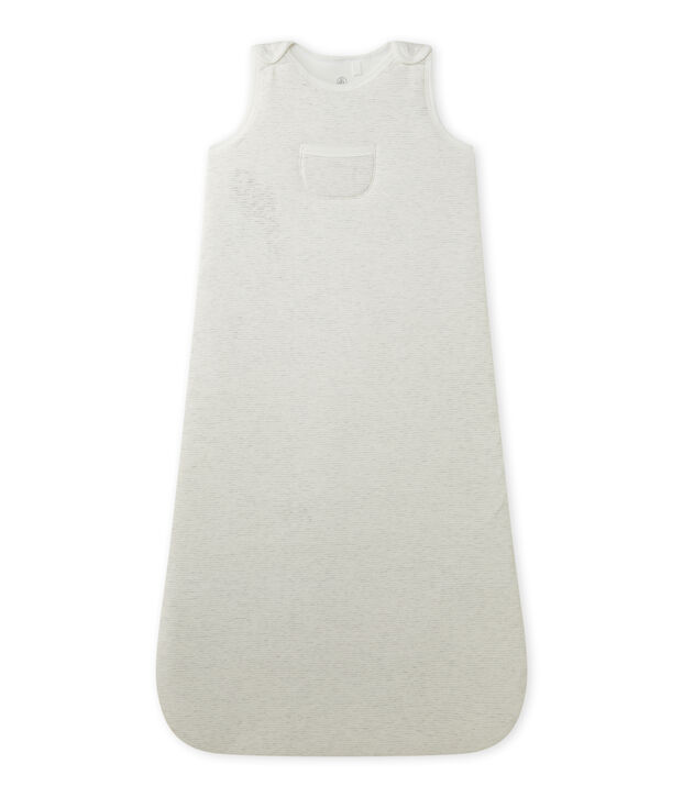 Large baby sleeping bag beige/white