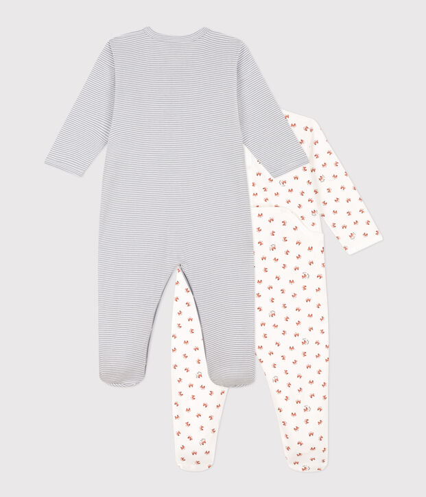2 Pairs of Babies' Pyjamas multicolor