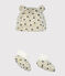Baby Boys' Bonnet and Bootees Set in Wool and Cotton variante 1