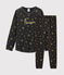 Girls' Ribbed Pyjamas CAPECOD grey/OR yellow