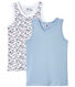 Set of 2 boys' tank tops